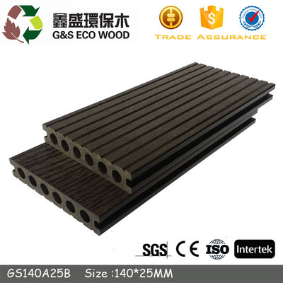 157 X 22mm Park WPC Decking توخالی تخته های HDpe بادوام