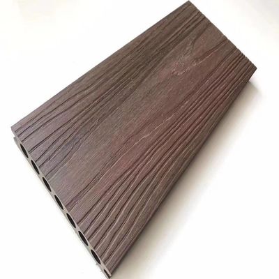 تخته های عرشه بالکن ضد لغزش 3.6 متری 146 X 22 میلی متری توخالی WPC Co Extrusion Decking